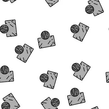 Graphite mirror vector seamless pattern Illustration