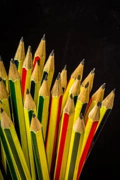 Graphite pencils Stock Photos