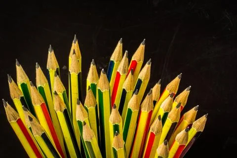 Graphite pencils Stock Photos