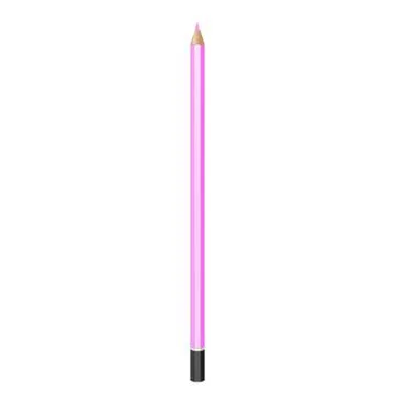 Graphite pink pencil. Stock Illustration