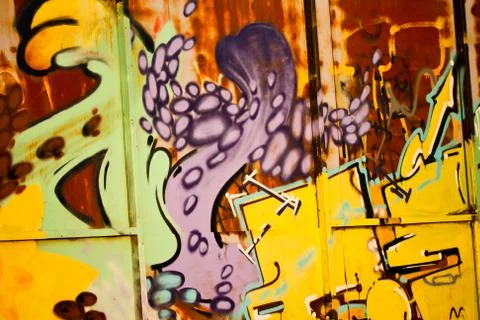 Graphite wall Stock Photos