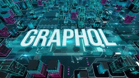 GraphQL digital technology hi-tech concept Stock Footage 111875855