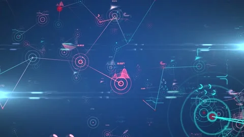 Graphs and charts big data cloud computing data analysis patterns and trends Stock Footage 150003551