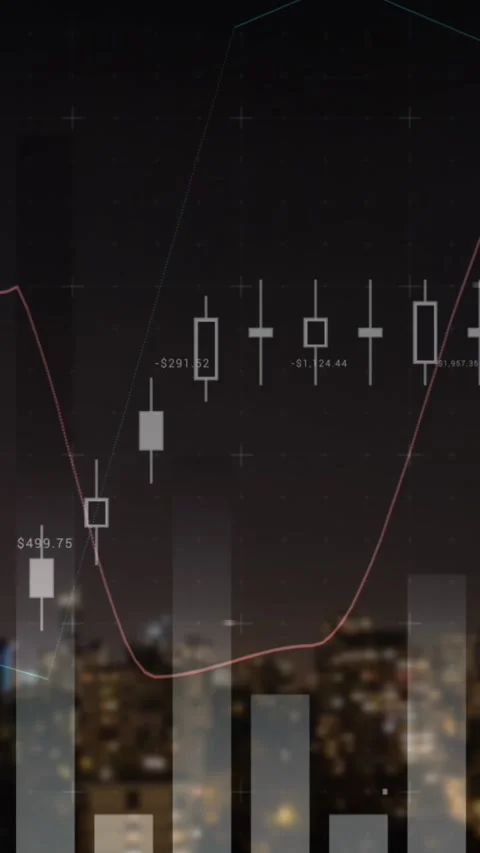 Graphs and statistics moving 4k Stock Footage 341918347