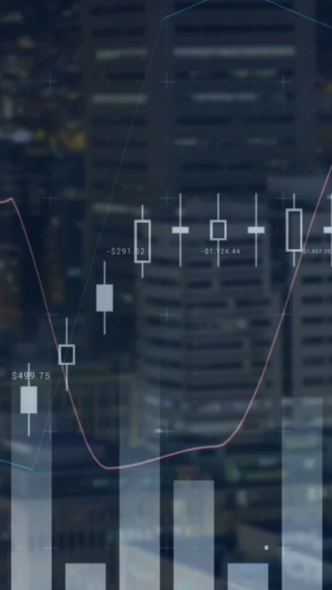 Graphs and statistics moving 4k Stock Footage 341918349