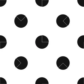 Graphs chart statistic pattern seamless black Illustrazione stock