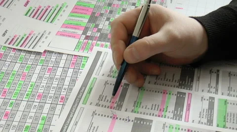 Graphs, charts, business Stock Footage 68274701