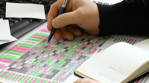 Graphs, charts, business Stock Footage 68347801