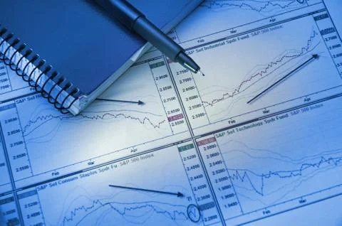 Graphs &amp; Charts Stock Photos