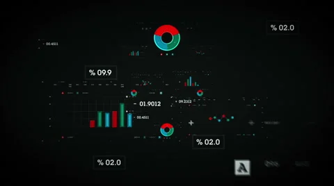 Graphs Color Stock Footage 51029762