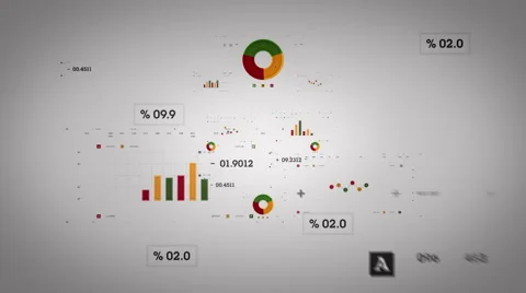 Graphs Warm Lite Stock Footage 51030451