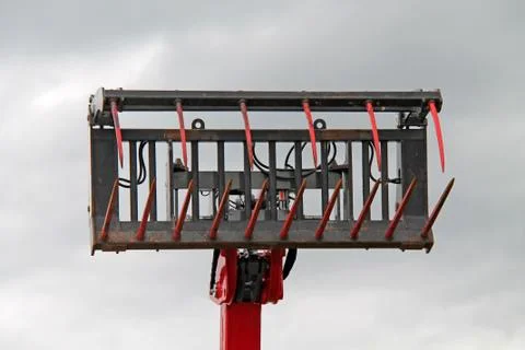 Grapple Fork Grab. Stock Photos