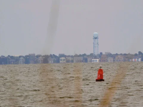 Grass and Buoy Stock Footage 79970563