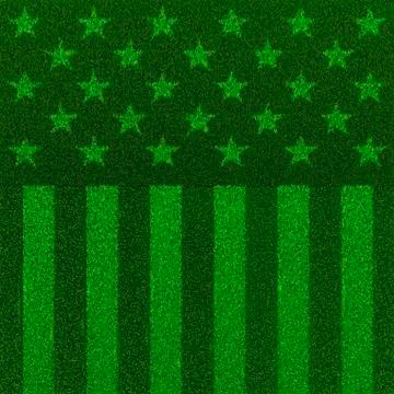 The grass and stripes Stock-Illustration