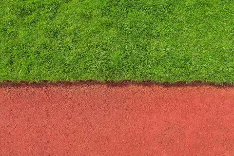 Grass and track texture Foto stock