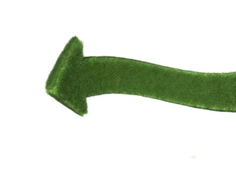 Grass arrow Stock Illustration
