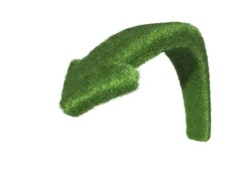 Grass arrow Stock Illustration