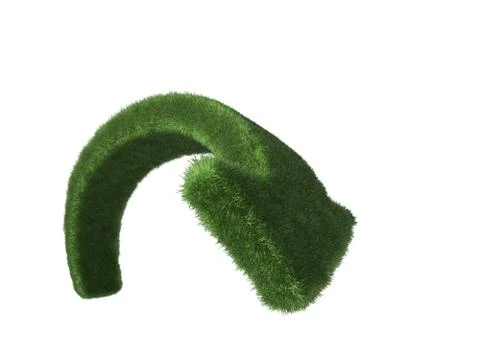 Grass arrow Stock Illustration