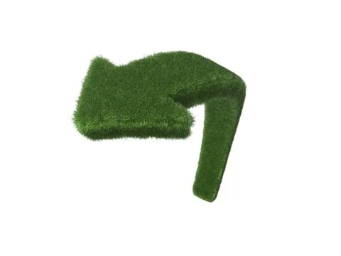 Grass arrow Stock Illustration
