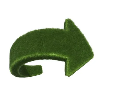 Grass arrow Stock Illustration