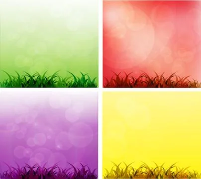 Grass background colorfull.vector is eps10. Stock Illustration