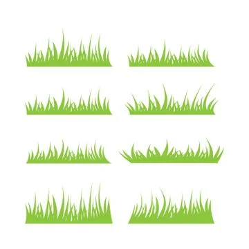 Grass background template vector design vector illustration Stock Illustration