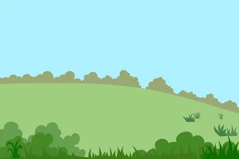Grass Background Vector Stock Illustration