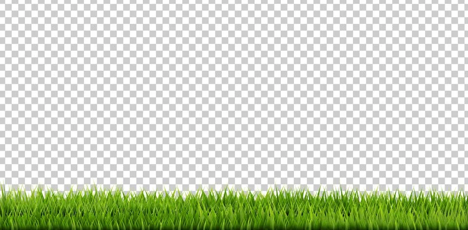 Grass Border Stock Illustration