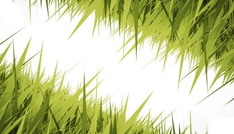 Grass concept card rendered Stock Illustration