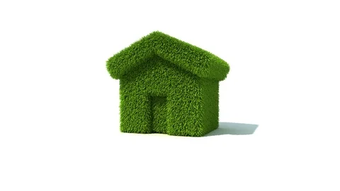 Grass Covered House 4K Видео 89238342