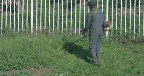 Grass cutting 6 動画素材 136289241