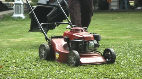 Grass cutting machine Stock Footage 60119301
