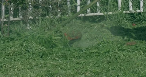 Grass cutting o1 動画素材 136288733