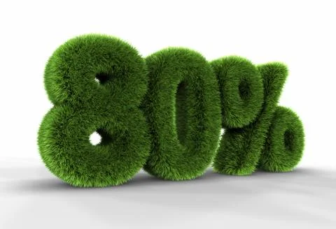 Grass eighty percent Stock Illustration