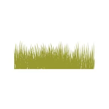 Grass field icon and vector illustration Illustrazione stock