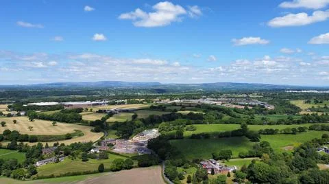 Grass fields Foto stock