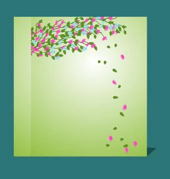 Grass With Flowers Stock Illustration