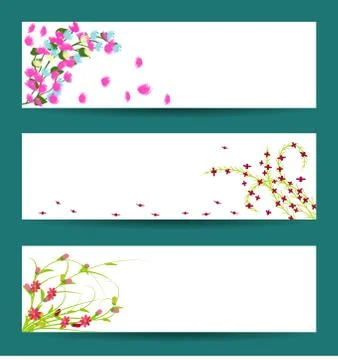 Grass With Flowers Stock Illustration