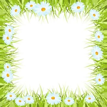 Grass frame Stock Illustration