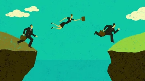 Grass is greener on the other side Stock Footage 93553379