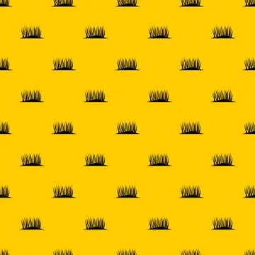 Grass on ground pattern vector Illustrazione stock