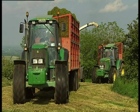 Grass harvest Video stock 728061