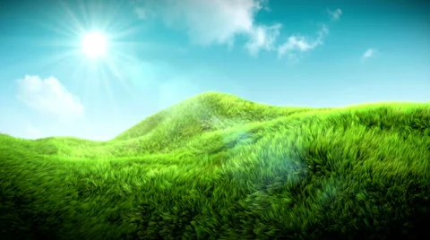 Grass hills Stock Footage 42715326