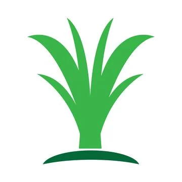 Grass icon Stock Illustration
