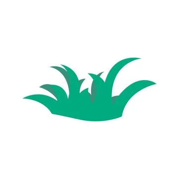 Grass Icon Image. Stock Illustration