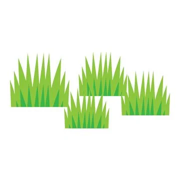 Grass icon vector Stock Illustration