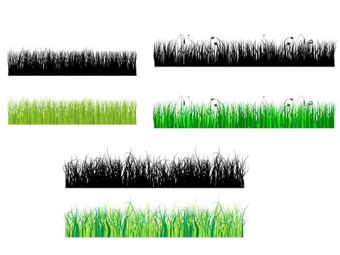 Grass illustration Stock Illustration
