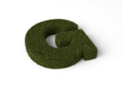 Grass letter G Stock Illustration
