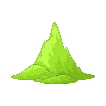 Grass mountain illustration Illustrazione stock