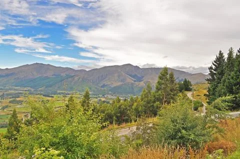 Grass mountain Stock Photos